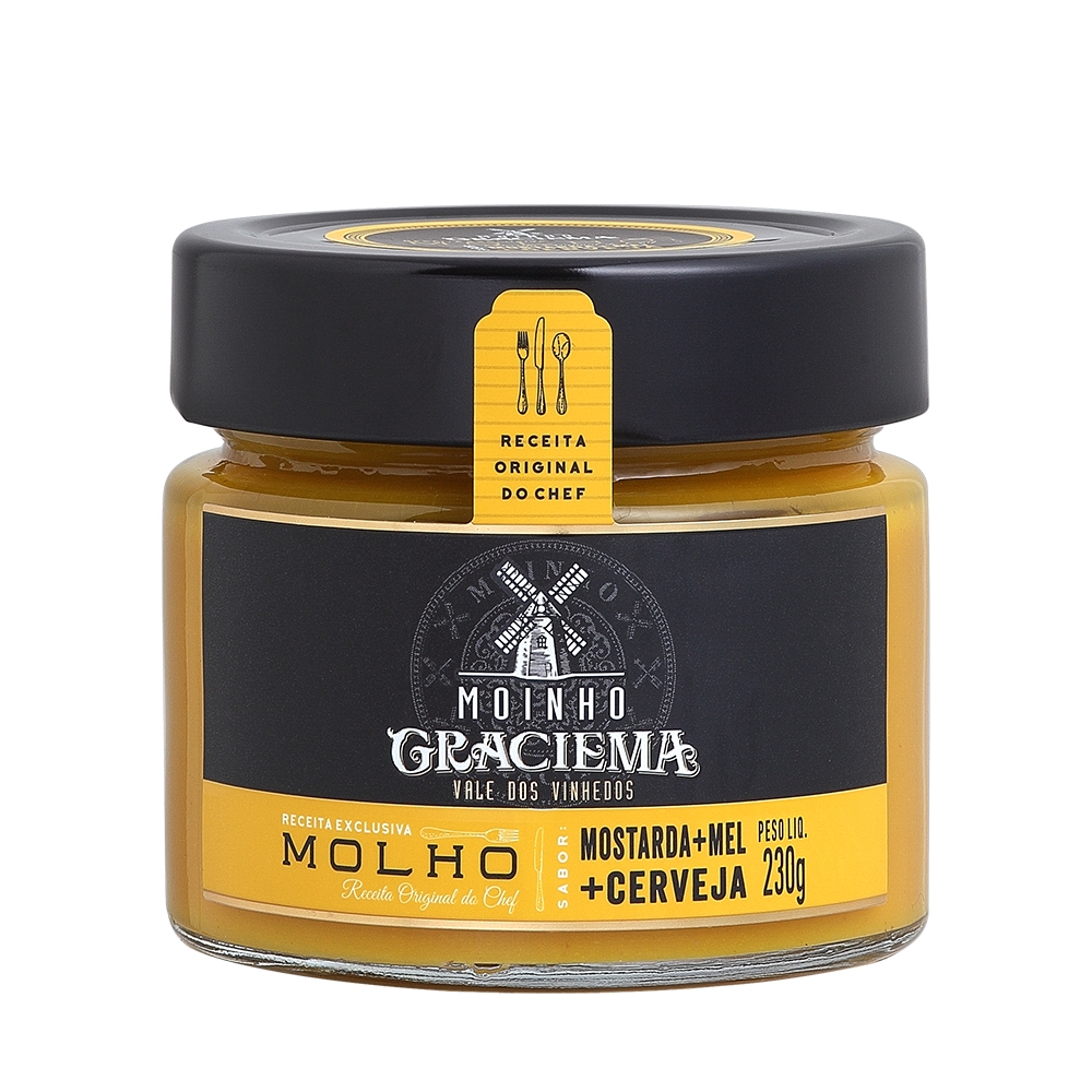 Molho de Mostarda, Mel e Cerveja 230g